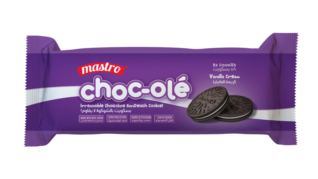 Mastro Choc-ole Biscuit 24*60g - بسكويت  بالشوكولاتة 