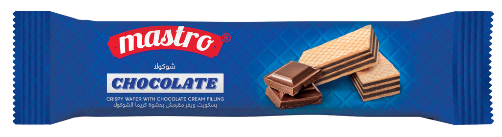 Mastro Plain Wafer Chocolate 24*14g - ماسترو  ويفر  بالشوكولاتة 