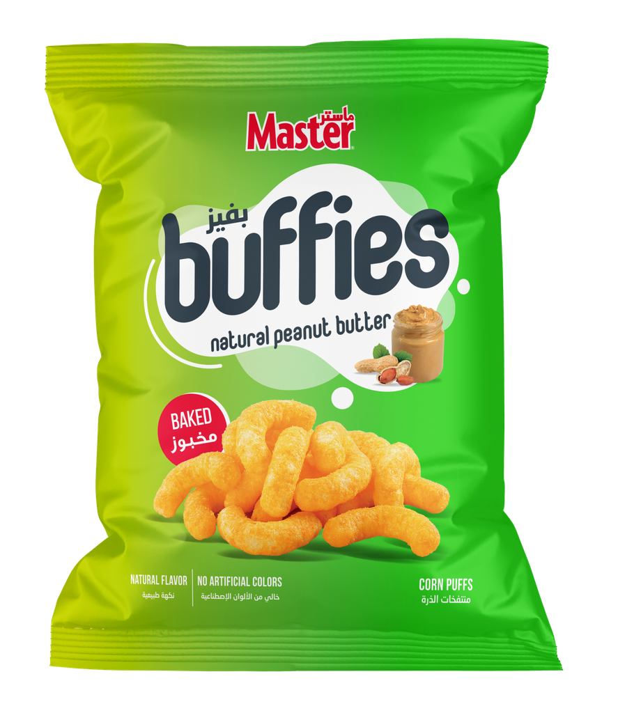 Master Buffies Peanuts 75g*12 - ماستر بوفيز فول سوداني 