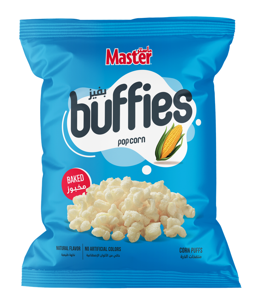Master Buffies Popcorn 75g*12 - ماستر بوفيز بوشار  