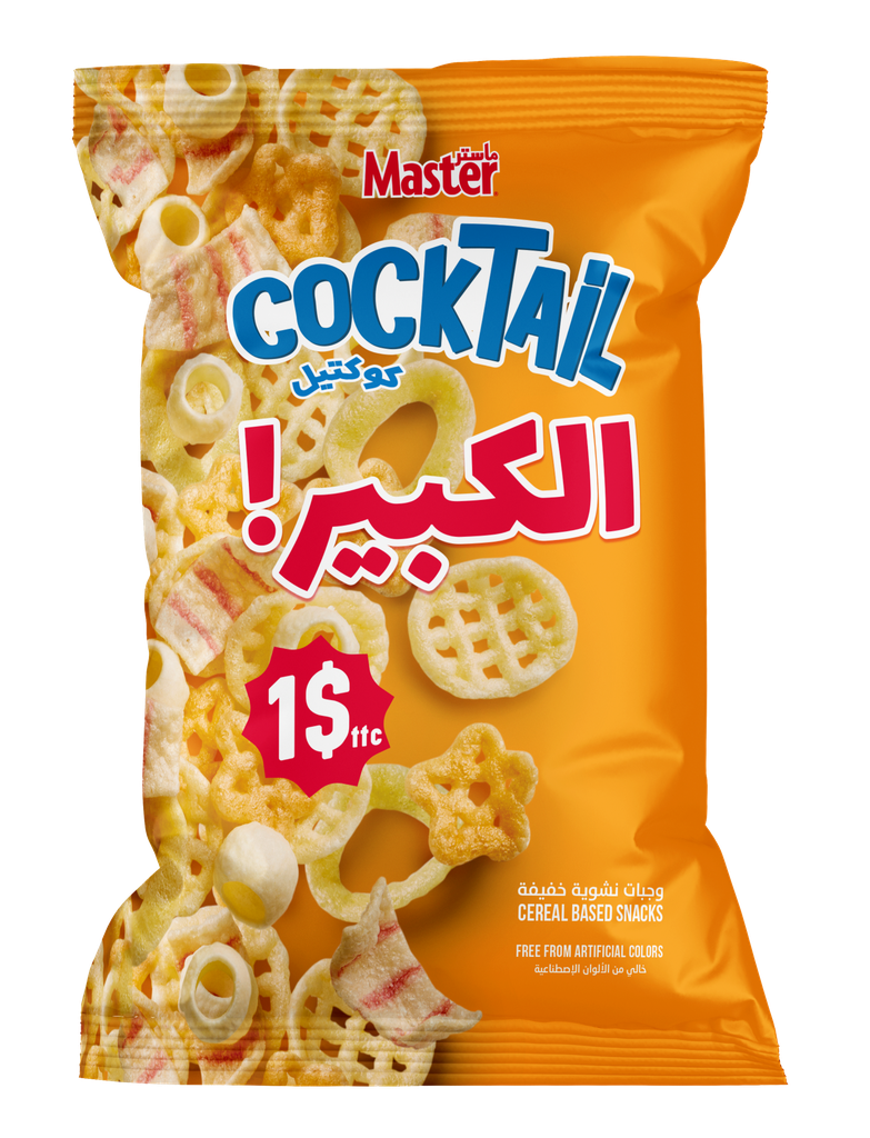 Master Cocktail Kbir 85g*12 - ماستر كوكتيل كبير