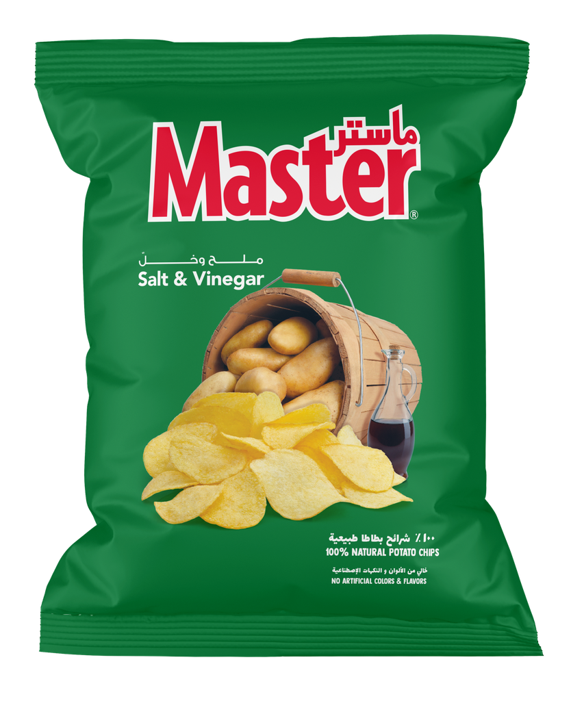 Master Salt & Vinegar 70g*12 N - ماستر ملح وخل 