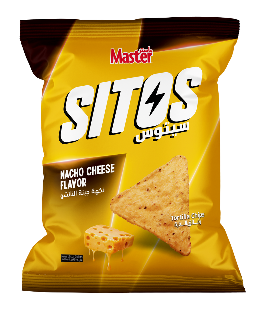 Master Sitos Nacho Cheese 210g*12 -ماستر سيتوس جبنة ناتشو 