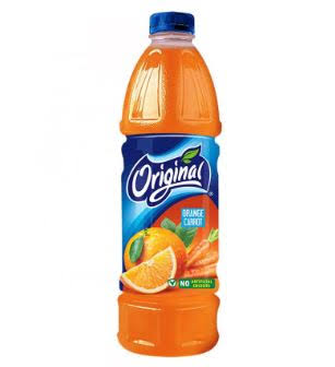 Original Orange & Carrots Juice 12*800ml -  عصير البرتقال والجزر  اوريجنال