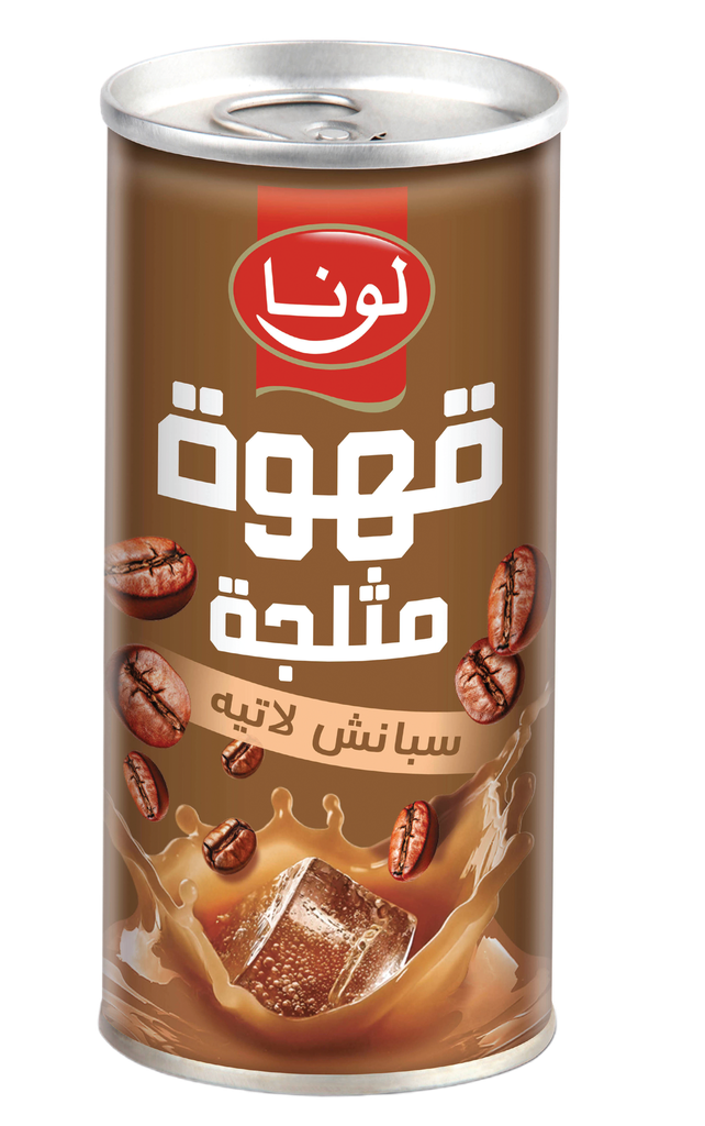 Luna Spanish Iced Latte Coffee 24*195ml - إيس لاتي كوفي