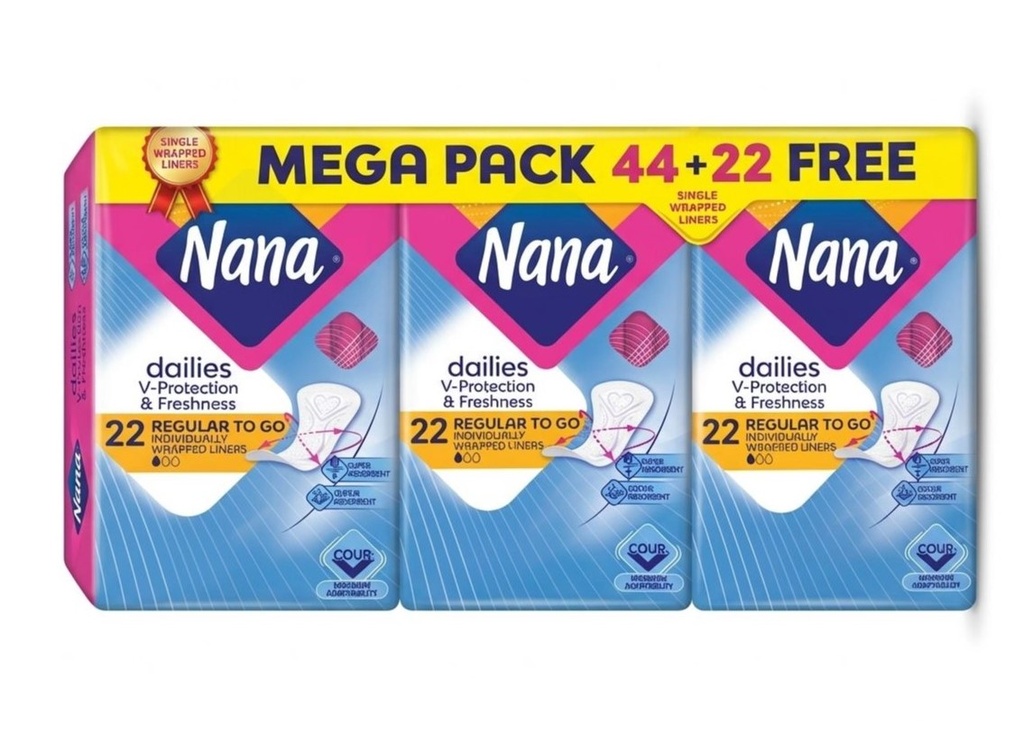 Nana Buy 2P-S plies 22s Get 1Free- نانا 