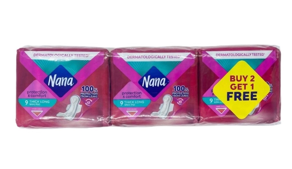 Nana buy 2 maxi long 9 get 1 free - نانا   