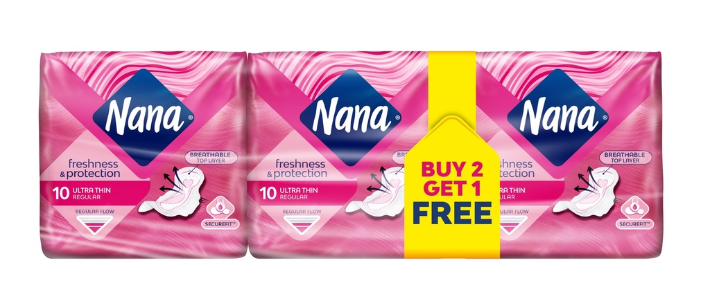Nana buy 2 nana ultra regular 10s get 1 free - نانا     