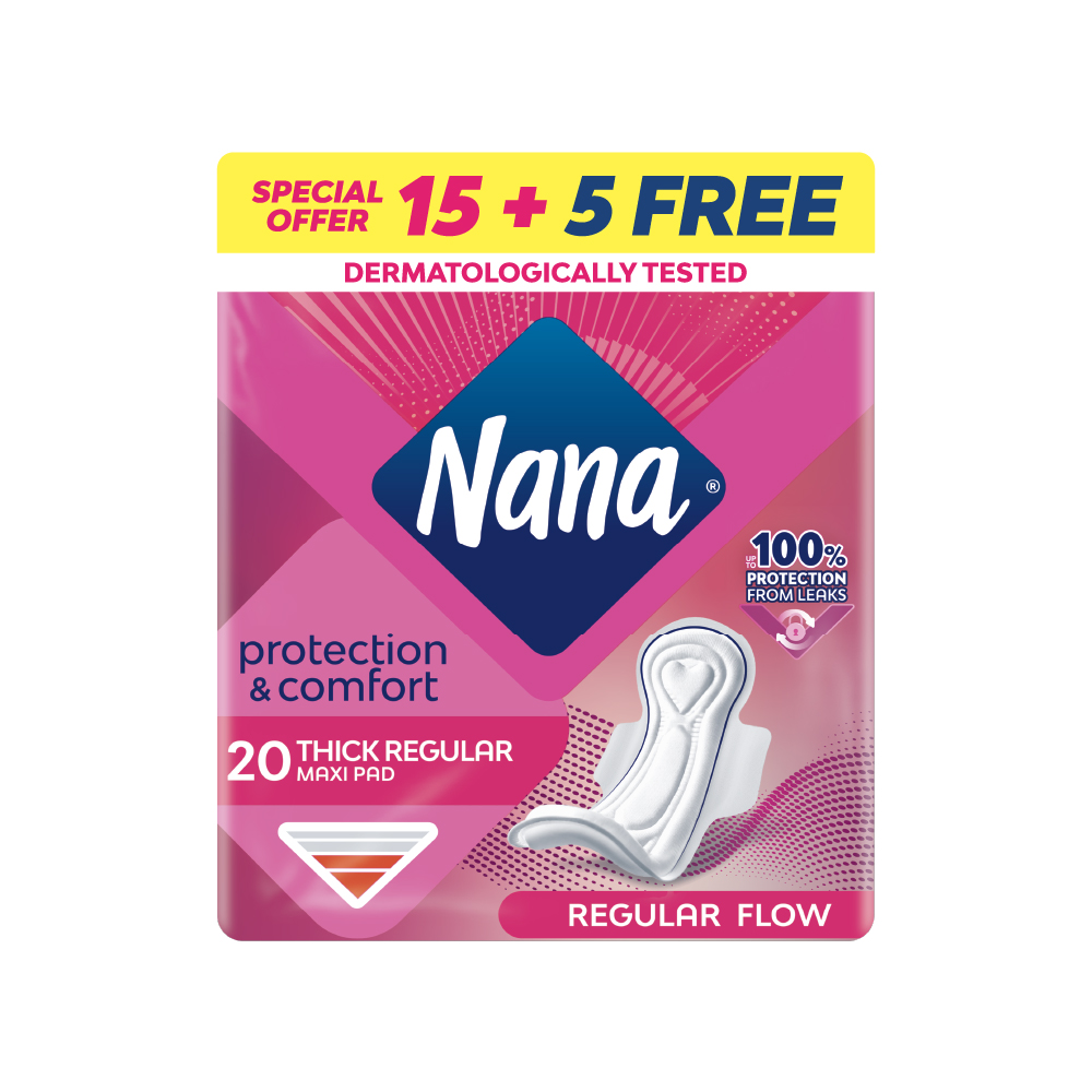 Nana thick maxi normal duo 15+5 - نانا   
