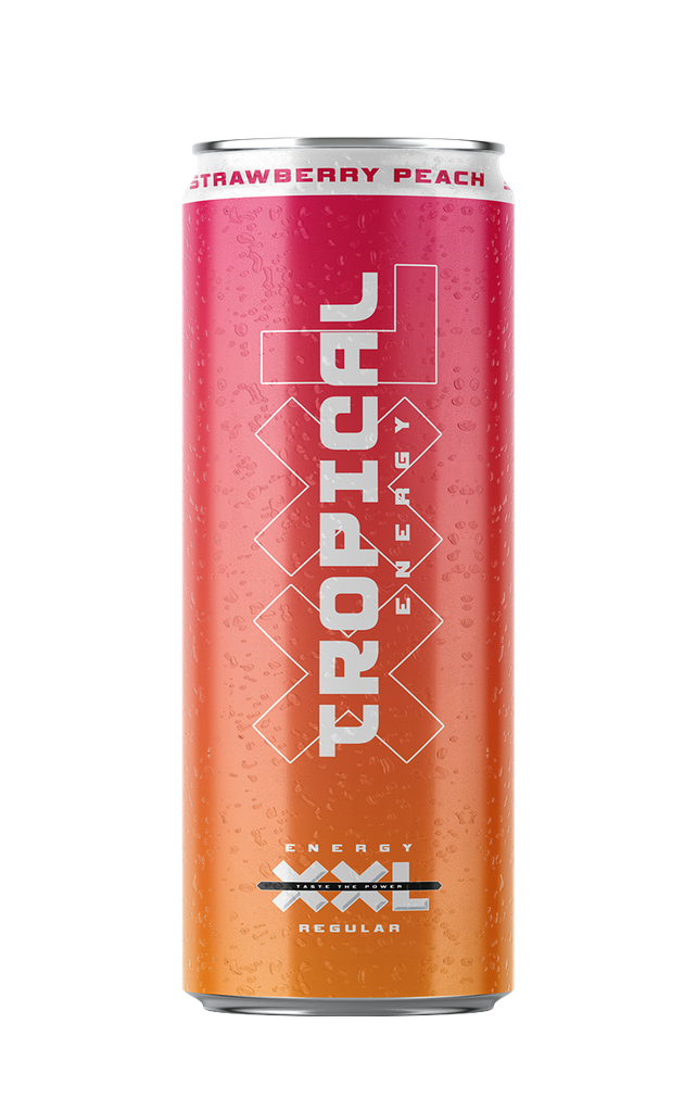 XXL energy Tropical 250ml can - مشروب طاقة بالفواكة 