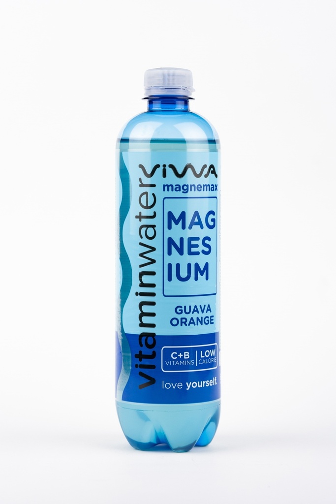 Viwa Vitamin Water Magnesium - Guava Orange 600ml - مياه فيتامين بالمغنيسيوم  بالجوافة والبرتقال 
