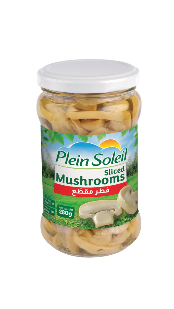 Plein soleil sliced mushrooms jar 280g - فطر مقطع 