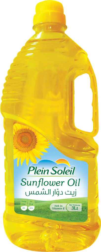 Plein Soleil sunflower oil 3L - زيت دوار الشمس   