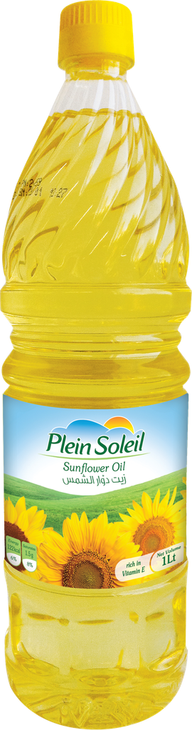 Plein Soleil sunflower oil 1L - زيت دوار الشمس 