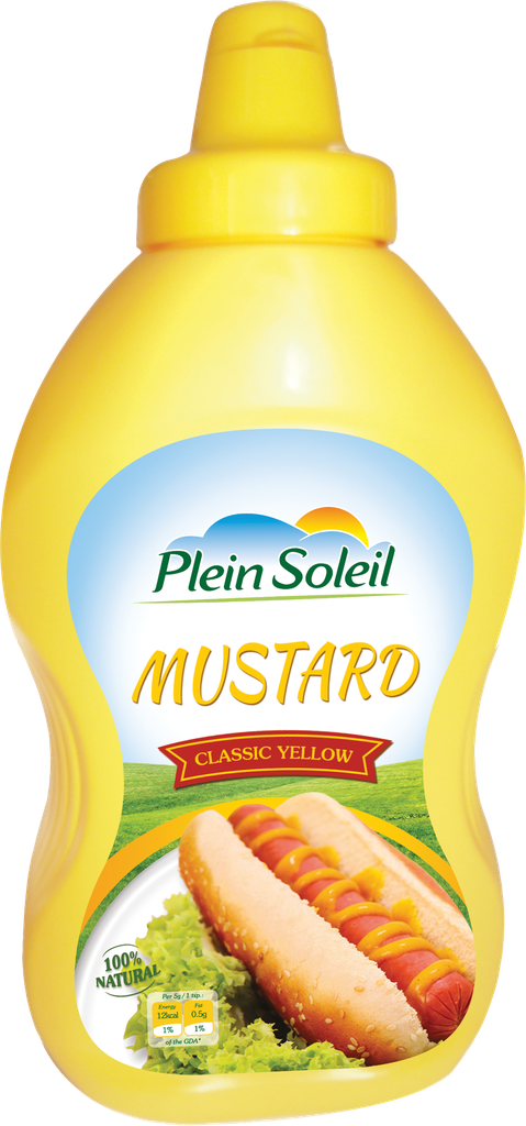 Plein Soleil mustard squeeze 255g - خردل  