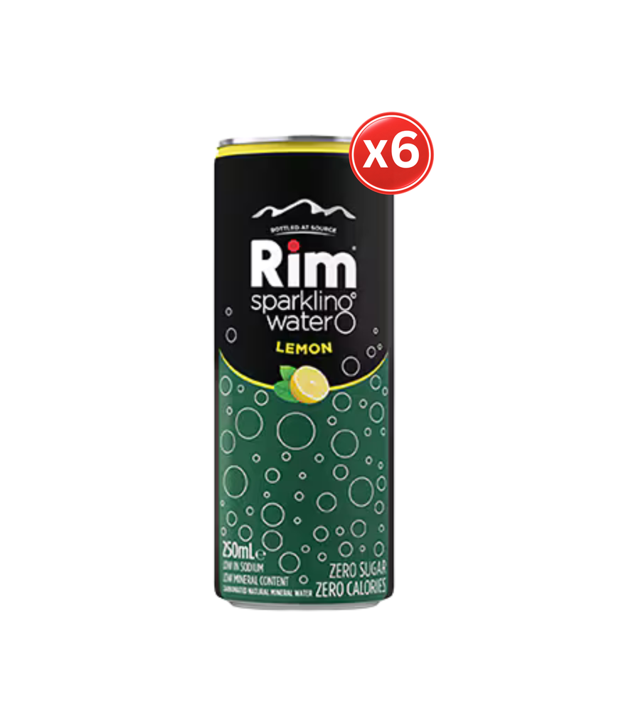 Rim Sparkling Lemon can 250ml*6 - مياه غازية
