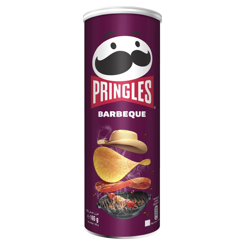 Pringles Barbeque 165g- برينجلز بنكهة الباربكيو
