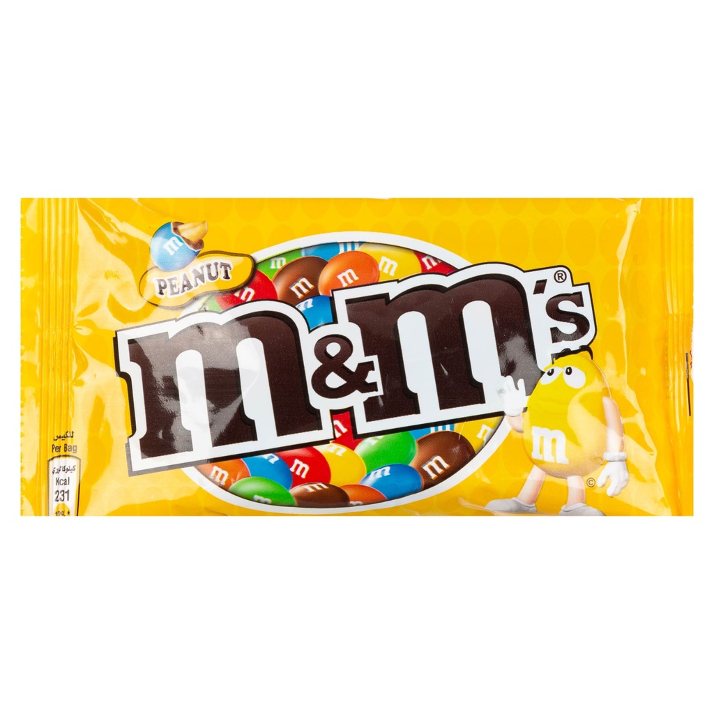 M&M's Peanut 45g*24- إم آند إمز بالفول السوداني 