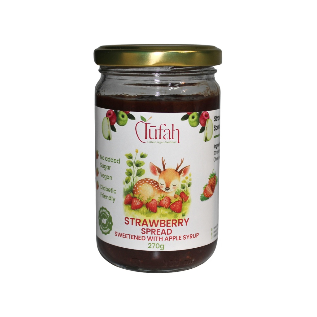 Tufah Strawberry Spread Glass Jar 270g