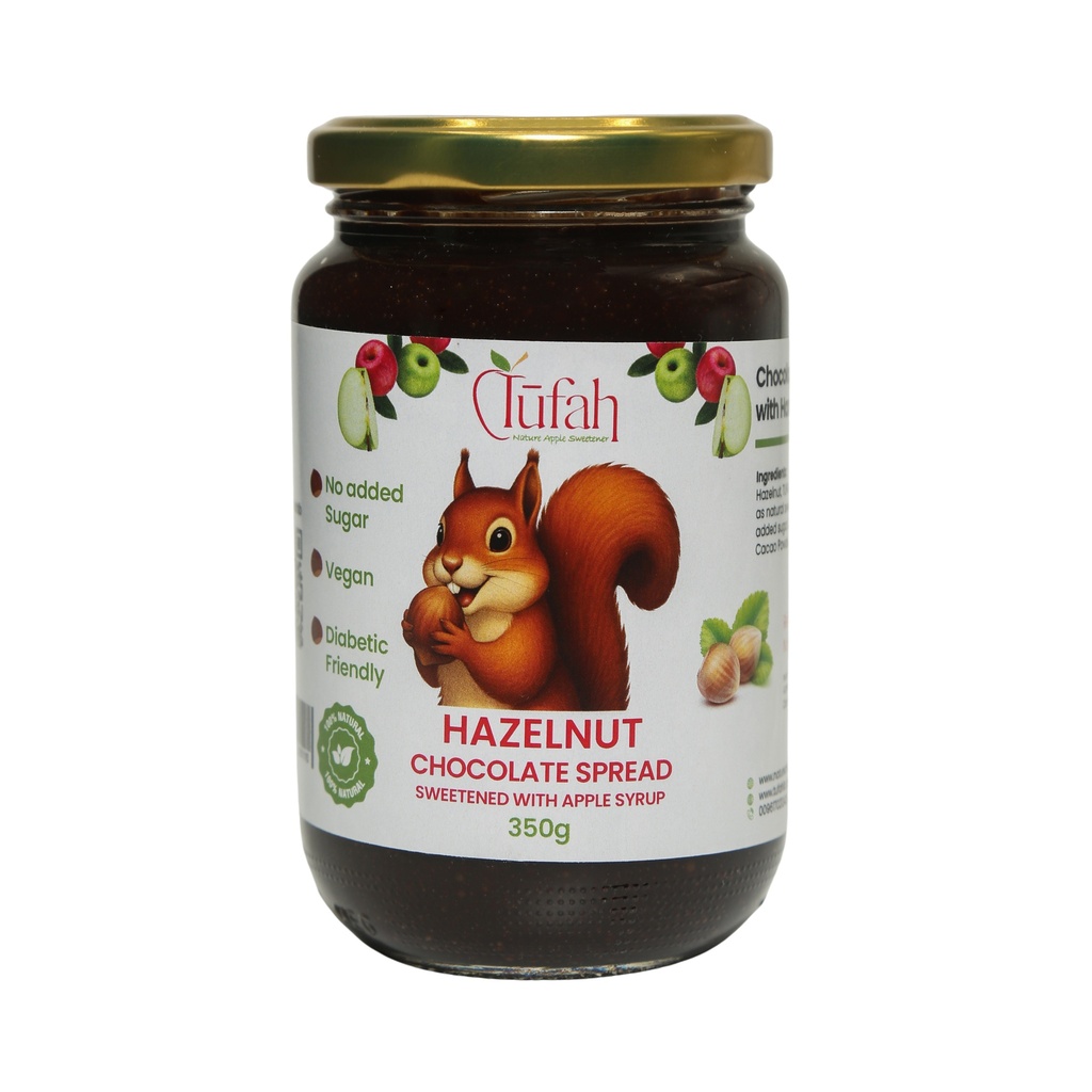 Tufah Hazelnut Chocolate Spread Glass Jar 350g
