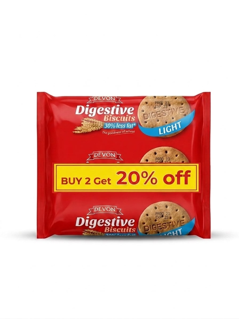 Devon Digestive Light (2*250g) - Flow Pack - ديفون دايجستيف لايت 