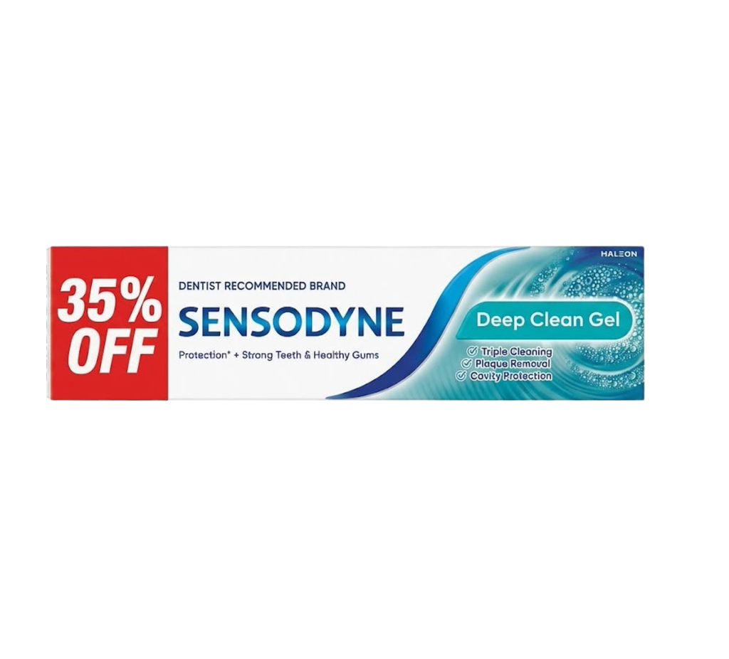 Sensodyne TP Deep Clean Gel 75ml -35% Off سنسوداين معجون أسنان ديب كلين