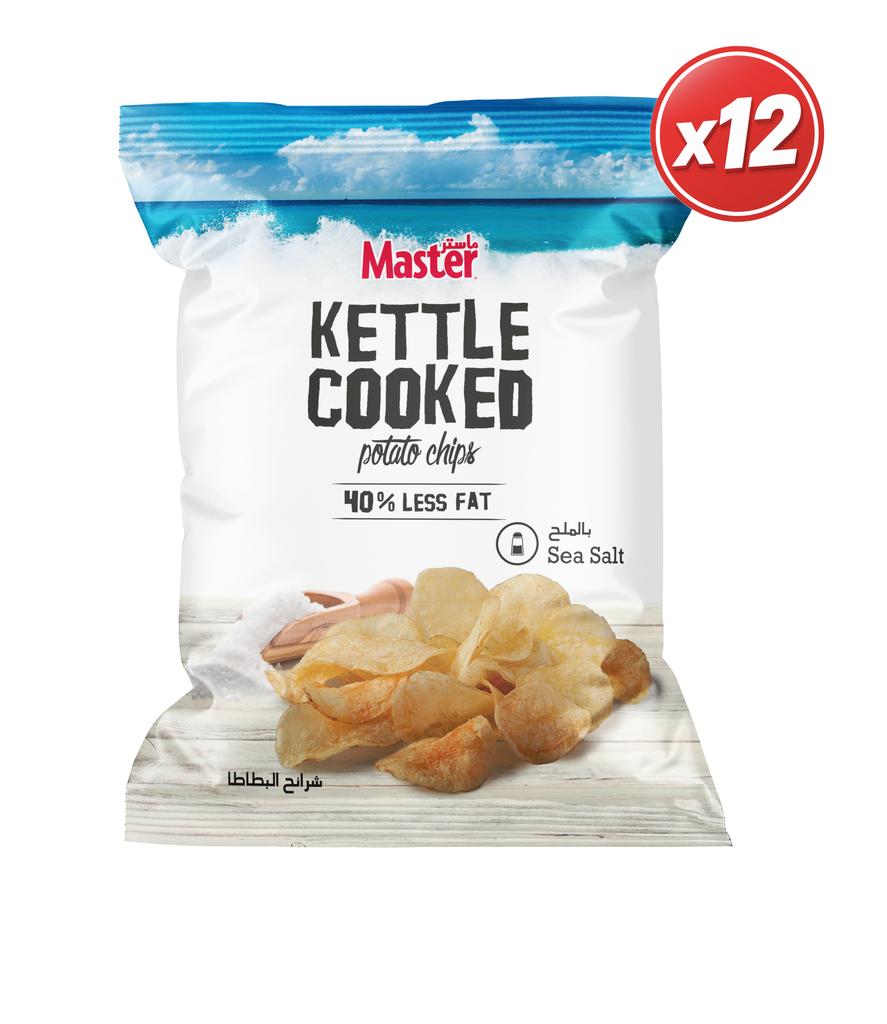 Master Kettle Sea Salt 12*76g - ماستر كيتل ملح