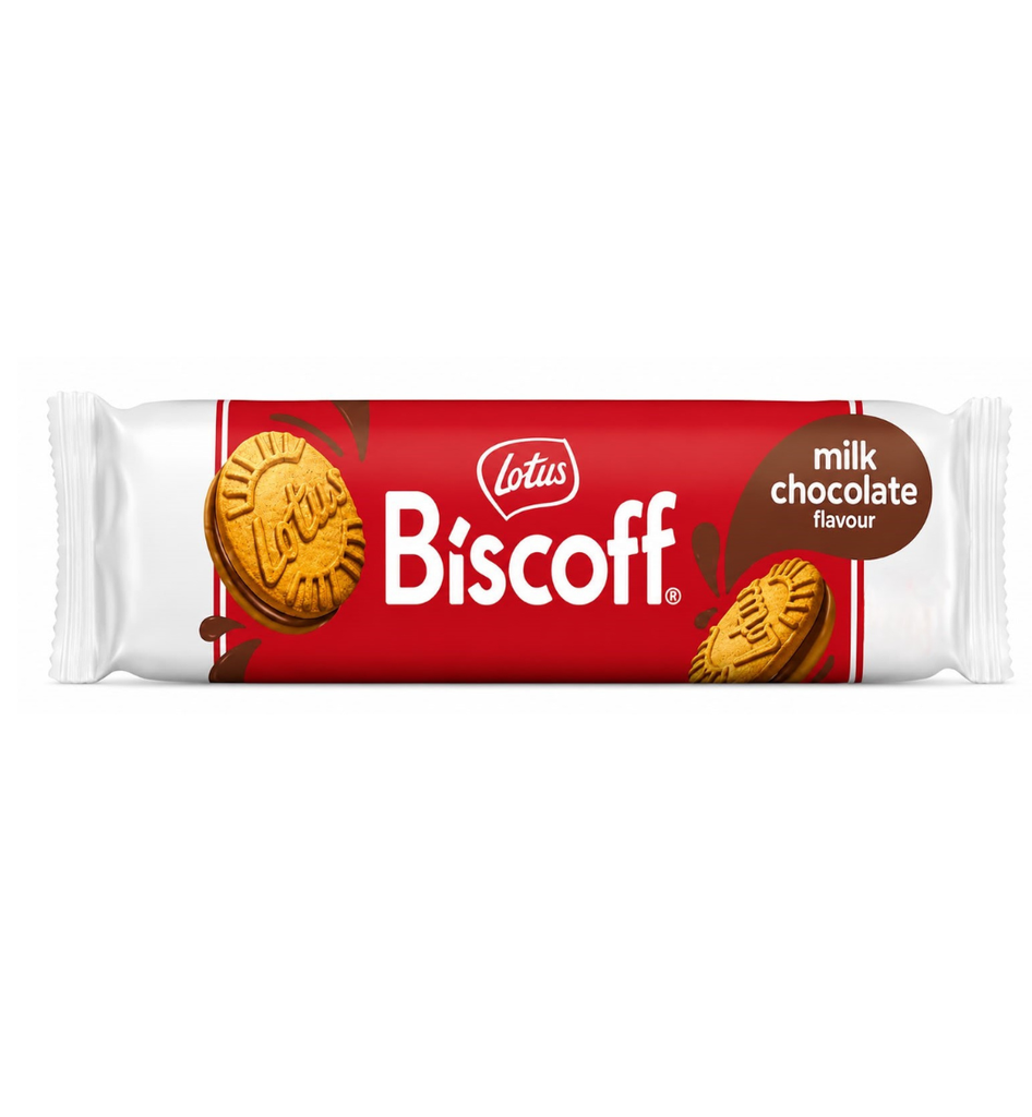 Lotus Biscoff Round Cookie 16*50g - بسكويت لوتس الدائري المحشو بالشوكولاتة