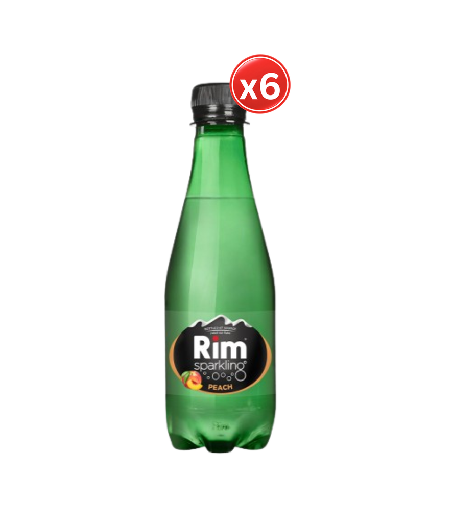 Rim Sparkling Peach 6*330ml - مياه غازية 
