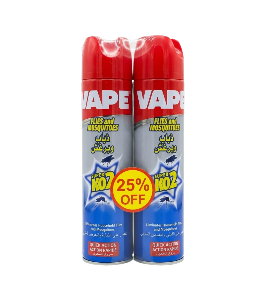 Vape Super KO2 CIk 400ml Flies and mosquitoes Buy 2 & Get 25% -  زباب وبرغش 