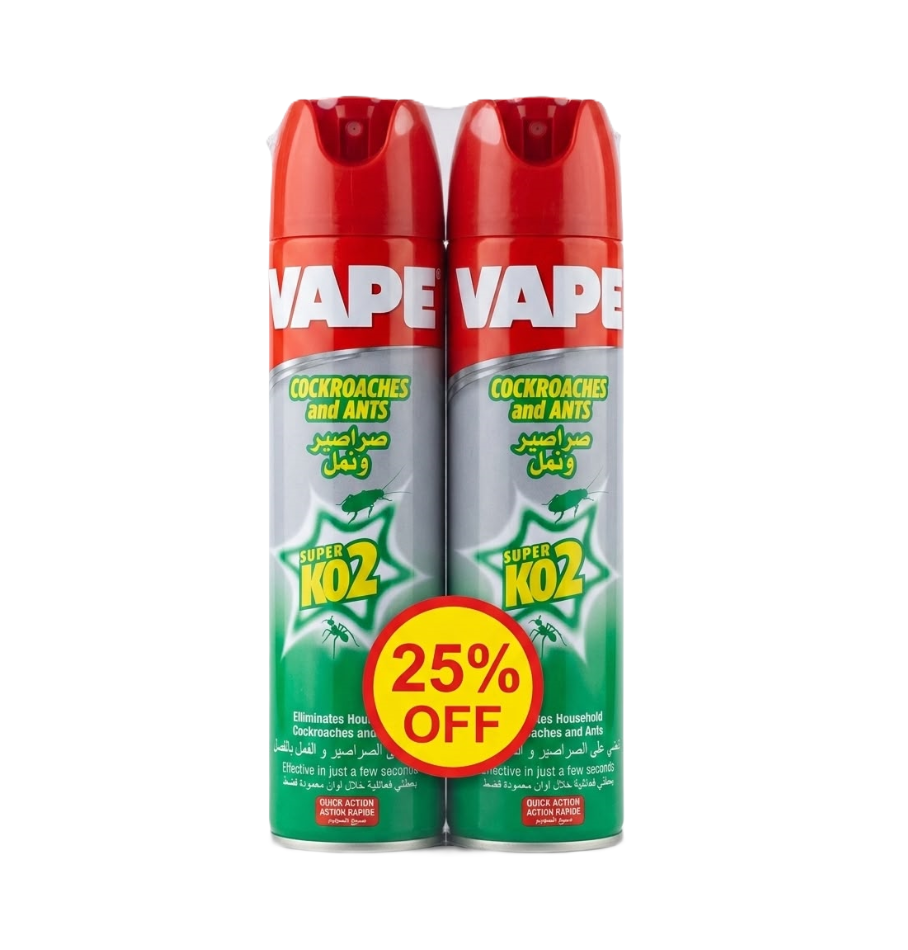 Vape Super KO2 FIK 400ml cokroaches and ants  Buy 2 & Get 25% - صراصير ونمل 