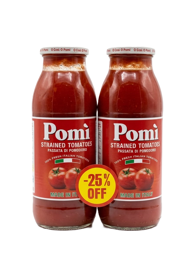 Pomi tomato paste glass 700g Buy 2 & Get 25%  - رب البندورة زجاج 