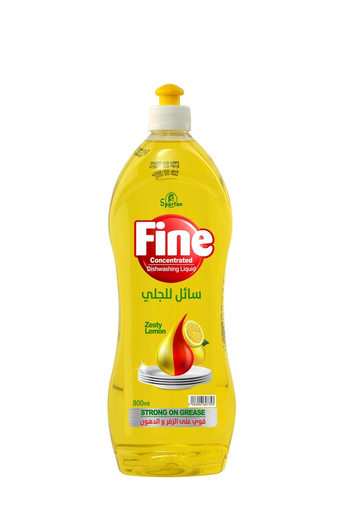 Fine Dishwashing Liquid Lemon 800 Ml