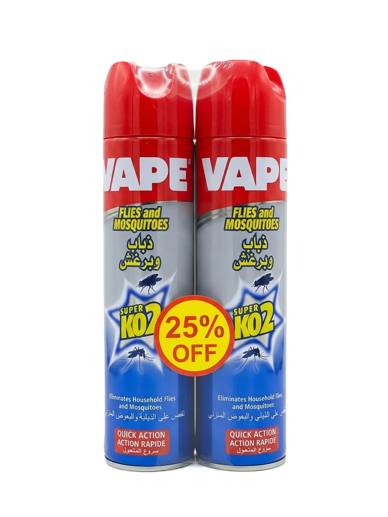 Vape Super KO2 Alk 400ml flies and mosquitos Buy 2 & Get 25% -زباب وبرغش  