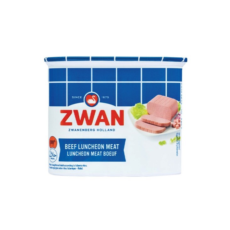 Zwan Beef Luncheon Meat 340g-زوان لانشون لحم بقري 