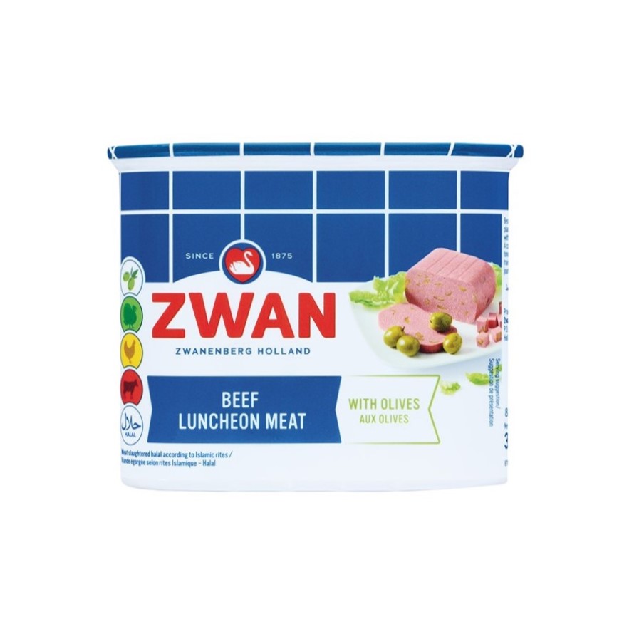 Zwan Beef Olives Luncheon Meat 340g - زوان  لحم بقري بالزيتون 