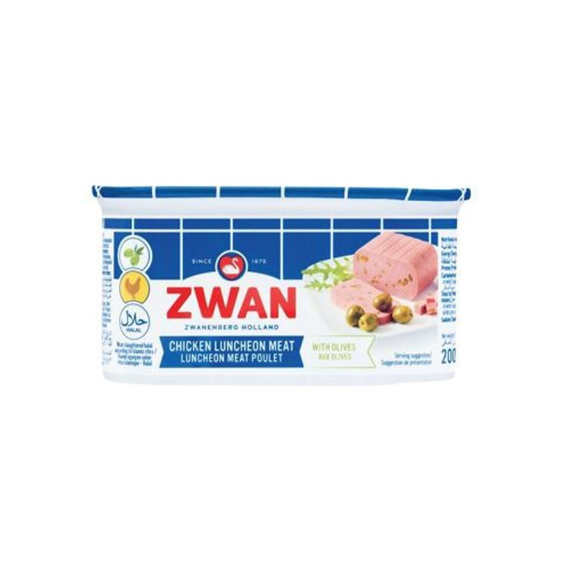 Zwan Chicken Olives Luncheon Meat 200g - زوان دجاج بالزيتون 