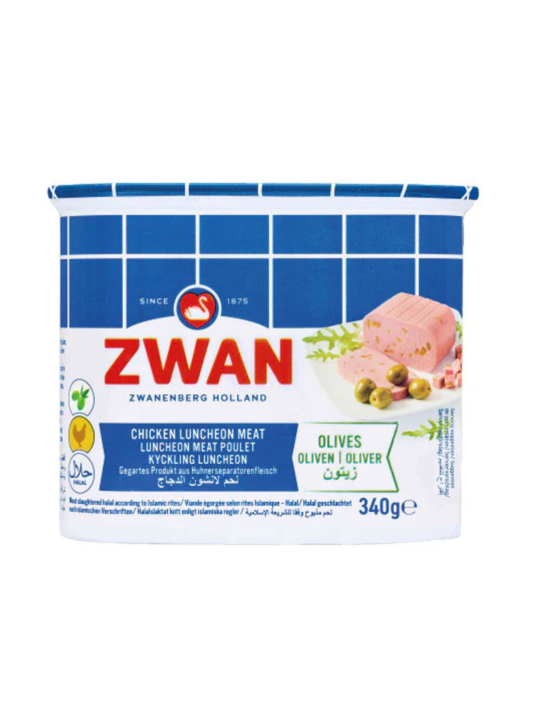 Zwan Chicken Olives Luncheon Meat 340g - زوان  دجاج بالزيتون 