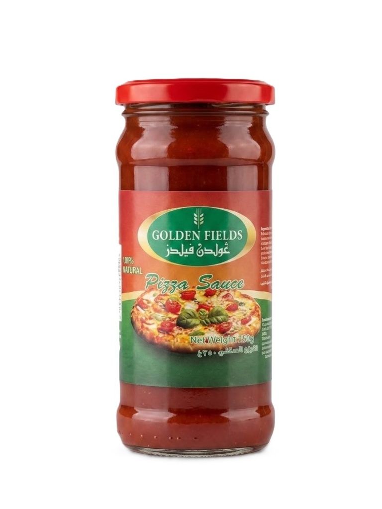 Golden Fields Pizza sauce Glass Jar 350g - صلصة بيتزا جولدن فيلدز