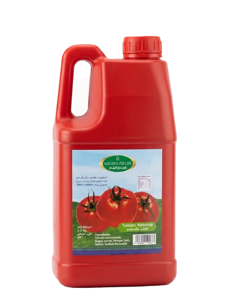 Golden Fields Tomato Ketchup Plastic Gallon 2.2Kg كاتشب طماطم جولدن فيلدز 