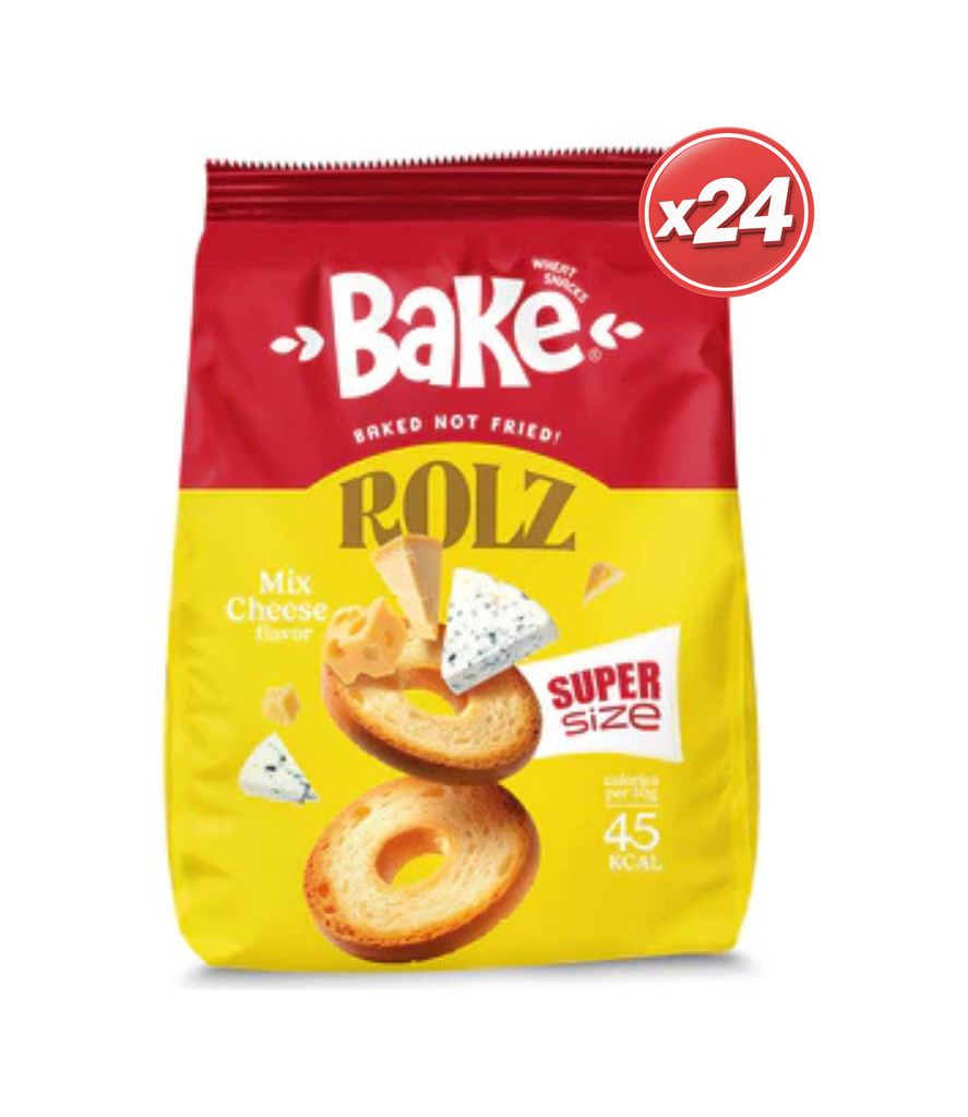 Bake Rolz Mix Cheese 50g*24Pcs - جبنة