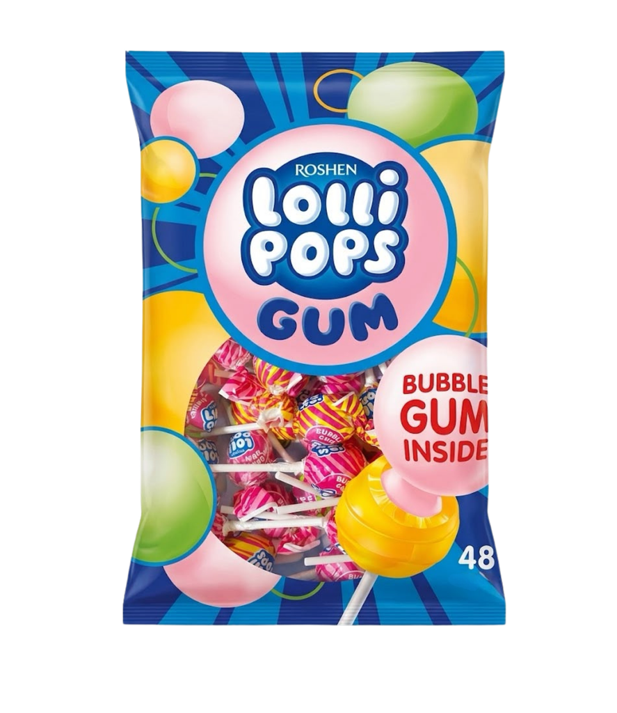 Roshen Lollipops Mix Assorted 920g*9Bags - مصاصات مشكلة متنوعة