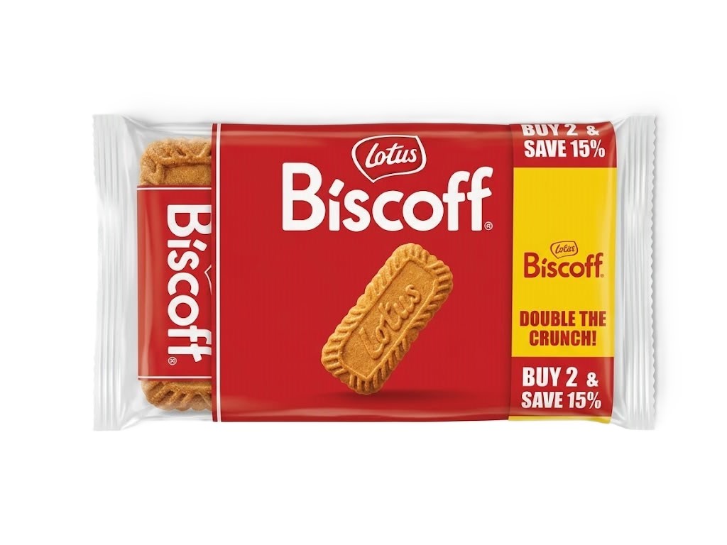 Lotus Biscoff (2*8)124g - Buy 2 and save 15% -بسكويت لوتس 
