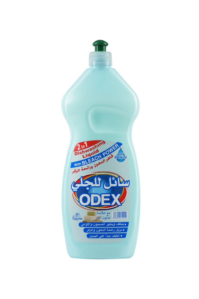 Odex Dishwashing Liquid Blue 800Ml - اودكس سائل  للجلي ورق غار  