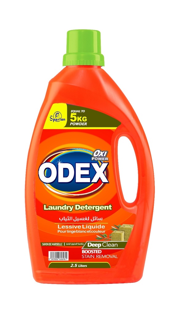 Odex Laundry Detergent Savon De Marseille 2500 Ml - اودكس سائل للغسيل الثياب صابون بلدي 