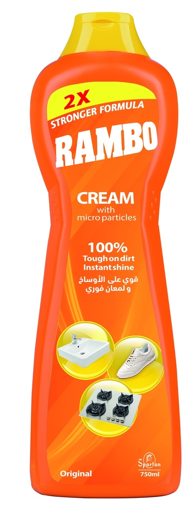 Rambo Bathroom & Kitchen Cream 750Ml - كريم تنظيف الحمام والمطبخ 
