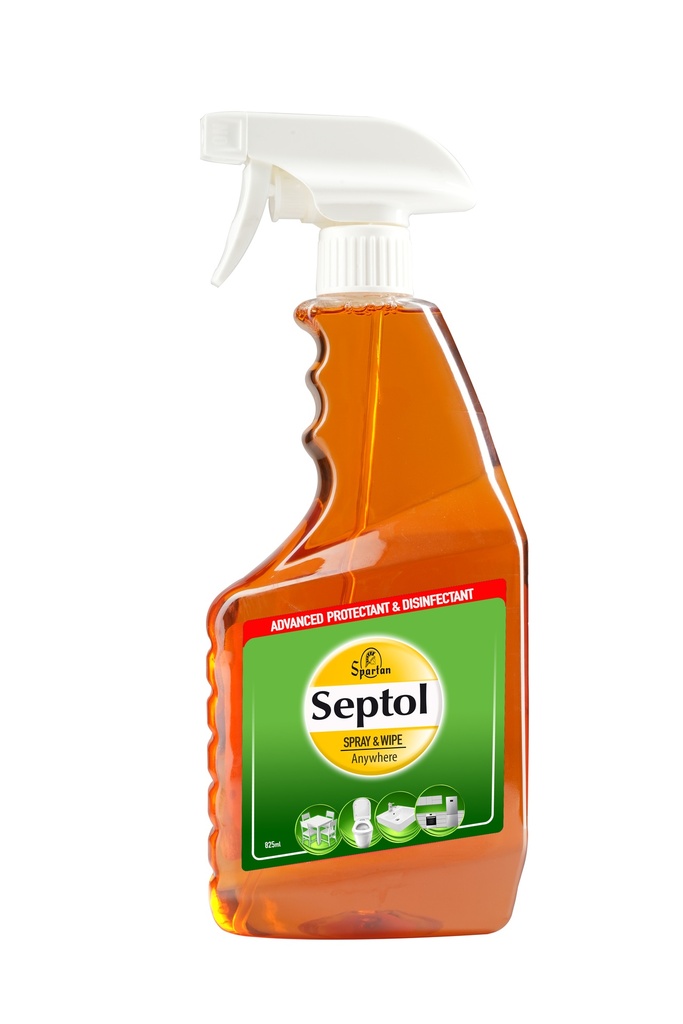 Septol Spray & Wipe 825 Ml - سيبتول بخاخ تنظيف ومسح 