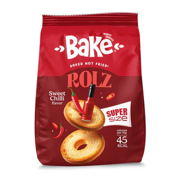  Edita Bake Rolz Sweet & Sour Chilli 50g*24Pcs -فلفل حلو وحار 