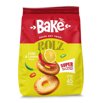 Edita Bake Rolz Chilli & Lemon 50g*24Pcs - فلفل حار وليمون 