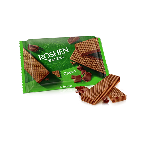 Roshen Wafers Chocolate 72g*22Pcs -ويفر بالشوكولا 